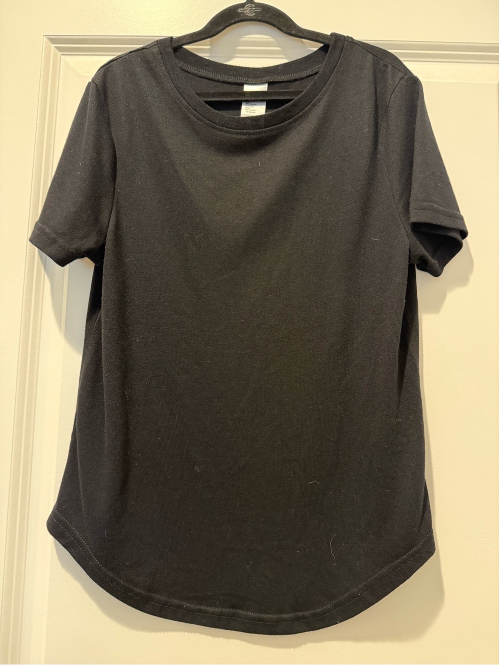 Weissman Black Cotton Top, Size LC